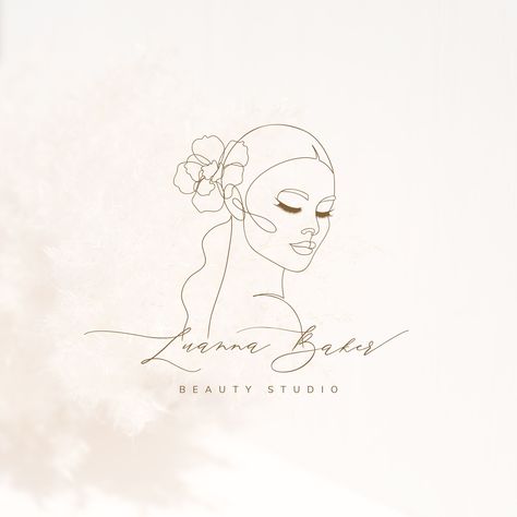 9 Beauty Logo Designs, Editable Beauty Studio Eyebrow Logo Design, Beauty Studio Logo, Lash Tech Logo, Area Aesthetic, Sewing Business Logo, Beauty Logo Makeup, Activation Ideas, Free Business Logo, Logo Makeup Artist