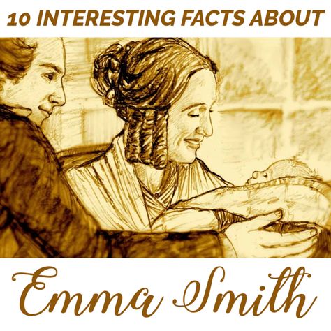 10 Interesting Facts About Emma Smith | LDS Daily Emma Smith, Mormon History, Lds Church History, Dream Youtube, 10 Interesting Facts, Lds Art, Joseph Smith, Lds Church, Church History