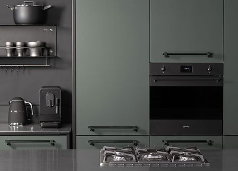 INTERESTED IN MORE MATTE BLACK APPLIANCES? Matte Black Kitchen Appliances, Smeg Matte, Matte Black Appliances, Black Kitchen Appliances, Kitchen Hob, Smeg Kitchen, Black Appliances Kitchen, Hand Mixers, Matte Black Kitchen