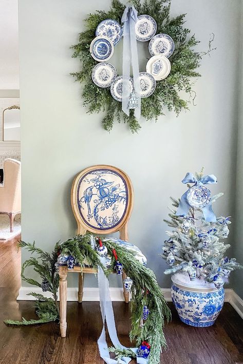 Add a vintage inspired blue & white touch to your decor this season with our GINGER JAR ORNAMENTS, PLACE CARD HOLDERS and CONTAINERS.⁠ Great gift ideas for the holiday season ahead too!⁠ #homedecor #christmasdecor Chinoiserie Christmas Decor, Jar Ornaments, Chinoiserie Christmas, Blue Christmas Decor, Holiday Display, Christmas Jars, White Christmas Decor, Chic Christmas, Ginger Jar