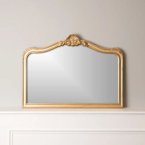 Rosdorf Park Reith Modern & Contemporary Accent Mirror & Reviews | Wayfair Anthropologie Mirror, Gold Frame Wall, Rustic Luxe, Arch Mirror, Mirror Shapes, Wood Wall Mirror, Framed Mirror, Accent Mirror, Rectangle Mirror