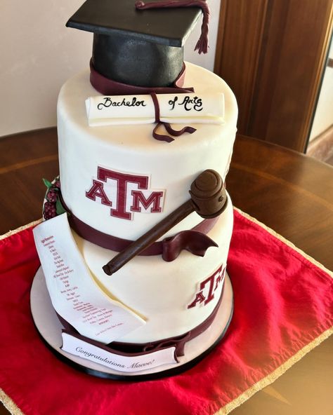 Congratulations to our Texas A&M graduate Mauve! #customcakes #graduation #classof2024 #texasaggie #texasaggies #austin3dcakes #atxbakery Cakes Graduation, Texas Aggies, 3d Cakes, Graduation Cakes, Texas A&m, Custom Cakes, Chocolate Cake, Chocolates, Texas