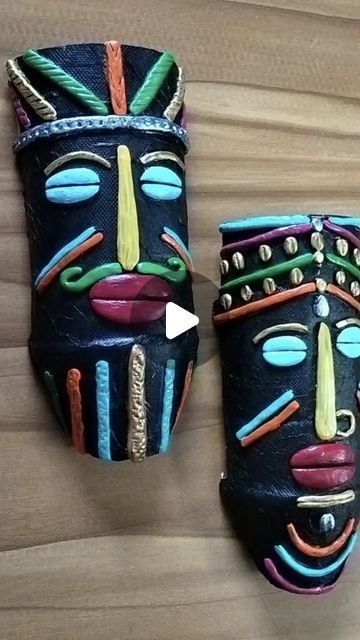 Craft Using Plastic Bottles, Plastic Bottle Diy Crafts, Diy Craft From Plastic Bottles, African Crafts Diy, Plastic Bottle Wall, Plastic Bottles Crafts, Plastic Bottle Craft, Plastic Bottle Crafts Diy, Diy Room Decor Videos