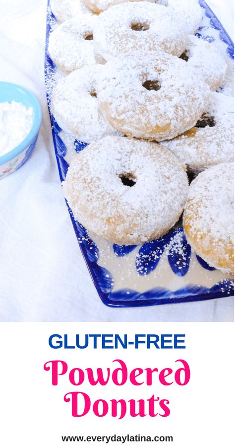 Gluten Free Powdered Donut, Gluten Free Donut Recipe, Gluten Free Doughnuts, Powdered Donuts, Gf Baking, Gluten Free Donuts, Egg Free Recipes, Gluten Free Bakery, Gluten Free Sweet