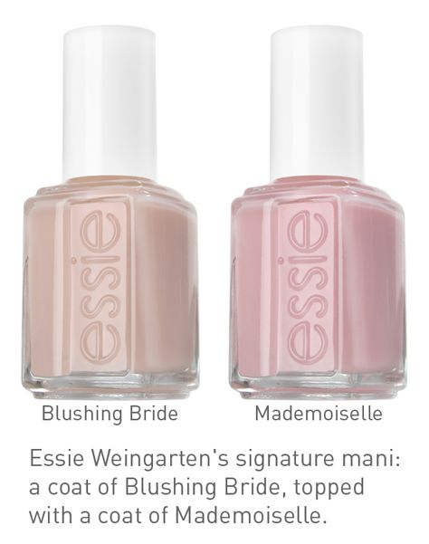 Essie Tying The Knot, Essie Blushing Bride, Essie Madamemoiselle, Essie Mademoiselle, Sheer Nails, Gel Nails At Home, Blushing Bride, Essie Nail Polish, Essie Nail