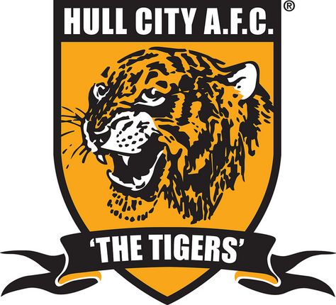 Hull City Association Football Club | Country: England, United Kingdom. País: Inglaterra, Reino Unido. | Founded/Fundado: 1904/06/01 | Badge/Escudo English Football Teams, Logo Club, British Football, Premier League Teams, English Football League, Hill City, Team Badge, Soccer Logo, Hull City