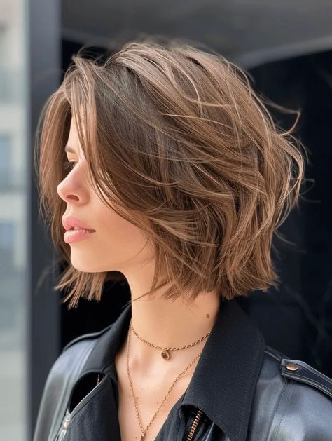 Short Hair Choppy, Blonde Hair Short, Messy Bob Haircut, Short Stacked Hair, Bob Haircut Ideas, Messy Haircut, Mom Cut, Messy Bob Hairstyles, Messy Bob