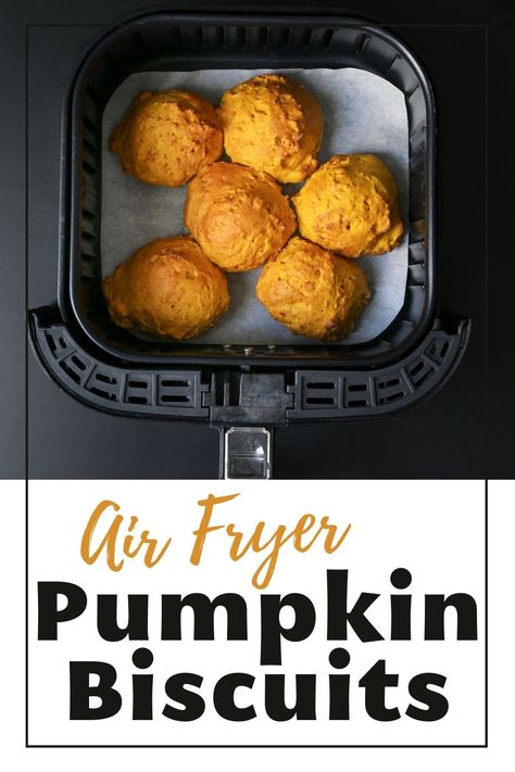 Air Fryer Biscuits, Air Fryer Pumpkin, Pumpkin Biscuits, Food On A Budget, Frozen Pumpkin, Biscuit Mix, Cooking For Two, Baking Mix, Cheap Eats