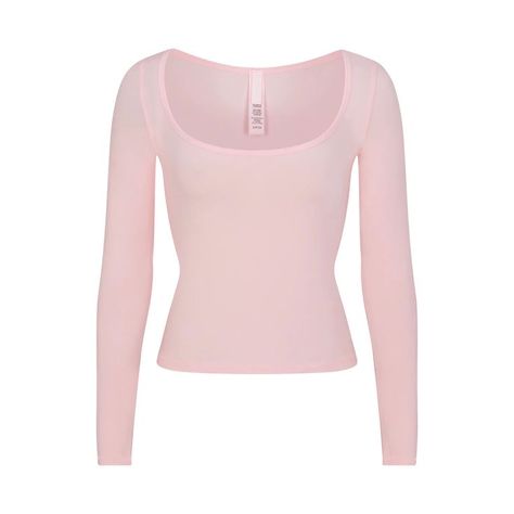 Pink Tops Png, Pink Long Sleeve Top, Cute Fit, Stockholm Fashion, Pink Long Sleeve, Pink Outfits, Just Girl Things, School Fashion, Pink Shirt