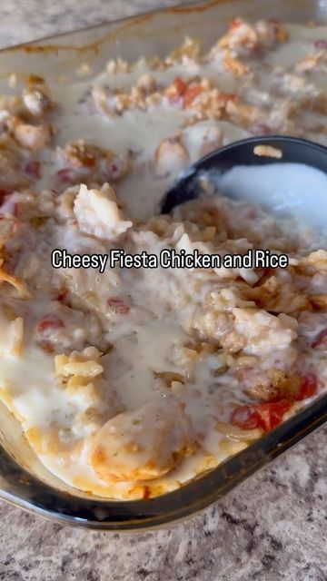 Fiesta Chicken And Rice, Spanish Style Rice, Rice A Roni, Fiesta Chicken, Green Chiles, Queso Cheese, Diced Tomatoes, Chicken And Rice, Green Chile