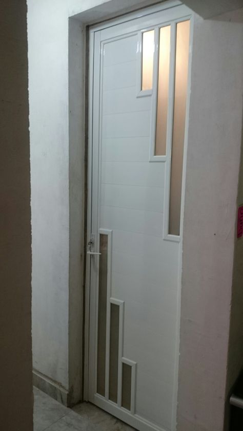 Bathroom Door Ideas Aluminum, Aluminum Doors Design For Bathroom, Aluminum Bathroom Door, Bathroom Door Ideas, Aluminium Door Design, Aluminum Doors, Bathroom Space Saver, Metal Doors Design, Aluminum Door