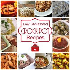 Low Cholesterol Crock-Pot Recipes - A collection of over 25 Low Cholesterol Crock-Pot Recipes that are all 20 grams or less of cholesterol per serving! via @CrockPotLadies Vegan Bechamel, Cholesterol Friendly Recipes, Low Cholesterol Diet Plan, Lower Cholesterol Diet, Cholesterol Foods, Atkins Diet Recipes, Low Cholesterol Diet, Diy Easy Recipes, Low Cholesterol Recipes