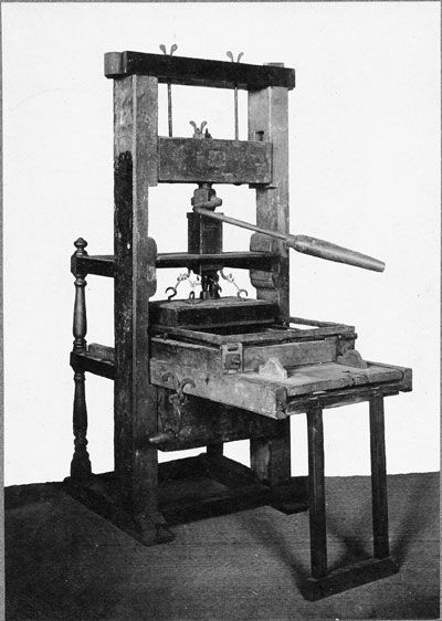 The first big invention during the Renaissance was the printing press, invented in 1440 by Johann Gutenberg. Before the printing press, a woodblock system was used for the printing, which was slow and inefficient, especially for an innovative time period like the Renaissance. This new machine used metal allows and molds to print. The printing press allowed for information to spread to a wider audience because it was faster and allowed for mass production. Map Of New York, Printing Press, History Museum, Historical Society, Women In History, Finding Joy, Dresden, American History, Vermont