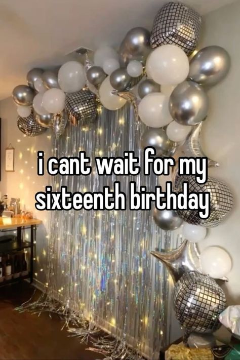 16th Birthday Aesthetic, Sweet Sixteen Party Themes, Sweet 16 Winter, Sweet 16 Party Decorations, Sweet Fifteen, Sweet Sixteen Birthday Party Ideas, Sweet 16 Themes, 16 Candles, Sweet 16 Decorations