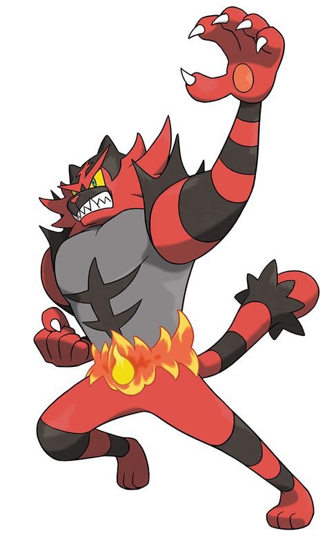 Pokémon Sun and Moon - Incineroar Sun Pokemon, Pokemon Incineroar, Aurorus Pokemon, Dark Type Pokemon, Pokemon Show, Cat Pokemon, Mega Pokemon, Oc Pokemon, Pokemon Alola