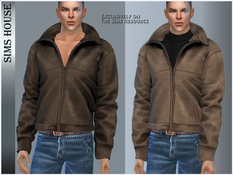 The Sims Resource - MALE JACKET Apocalypse Clothing, Male Jacket, Sims 4 Male Clothes, Night Skirt, Sims Four, Cowboy Outfits, Sims 4 Collections, Sims 4 Cas, Sims 4 Cc Finds