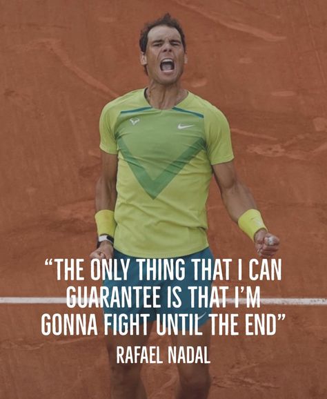 Rafa Nadal Quotes, Tennis Motivation Wallpaper, Rafael Nadal Quotes, Inspirstional Quotes, Tennis Motivation, Tennis Things, Tennis Shoot, Tennis Inspiration, Sports Illustration