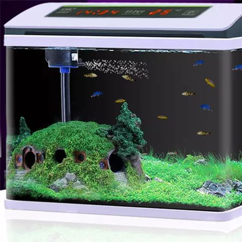 Hobbit Fish Tank, Lotr Fish Tank, Fish Aquarium Decorations, Fish Tank Themes, Aquascape Aquarium, Boys Rooms, Fish House, Fish Fish, Fish Aquarium