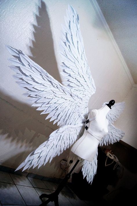 Cosplay Wings, Costume Wings, Diy Wings, Angel Costume, Bird Wings, Drawing Simple, White Angel, Wings Costume, White Wings