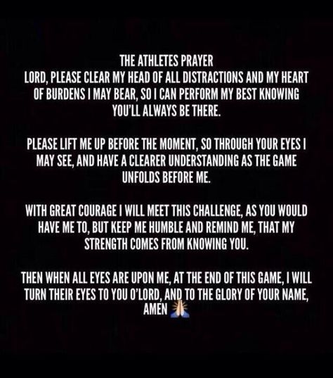 #pregame #prayers Football Prayer, Athletes Prayer, Volleyball Quotes, Volleyball Games, Basketball Tips, Game Quotes, Basketball Quotes, Hit The Gym, Soccer Life