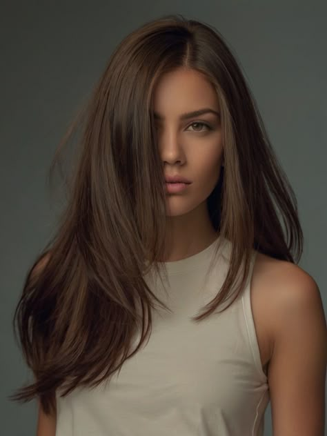 Haircuts For Long Hair Straight, Brown Hair Trends, Red Hair Trends, Rambut Brunette, Long Hair Trends, Hairstyles For Layered Hair, Long Layered Haircuts, Long Brown Hair, Haircuts Straight Hair