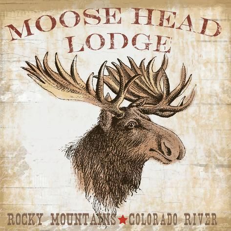 size: 12x12in Art Print: Moose Lodge by Lula Bijoux & Company : Lodge Wall Art, Moose Lodge, Moose Head, Stupell Industries, Giclee Art, Hand Built, Big Canvas Art, Stretched Canvas Prints, Museum Art