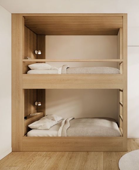 Mid Modern House, Loft Style Interior, Custom Bunk Beds, Mountain Interiors, Ikea Kura Bed, Diy Bunk Bed, Built In Bunks, Bunk Rooms, Bunk Bed Designs