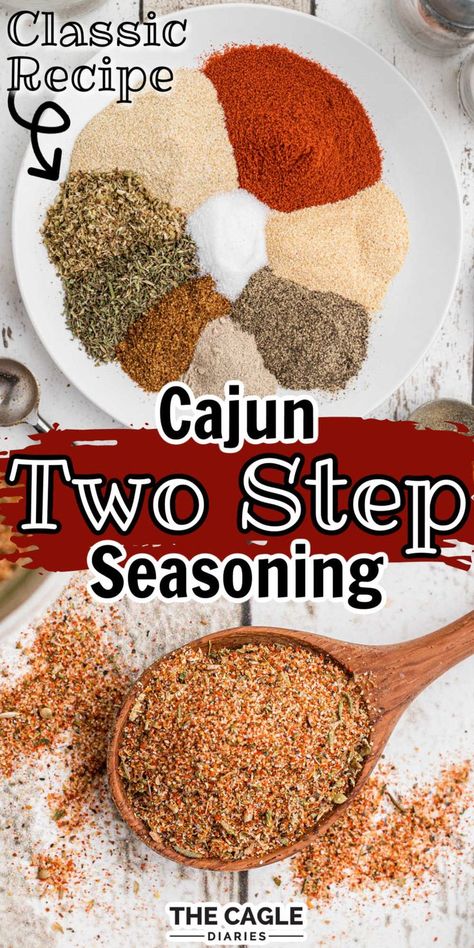 Cajun Spice Recipe, Cajun Seasoning Recipe, Homemade Dry Mixes, Homemade Cajun Seasoning, Creole Cooking, Spice Blends Recipes, Cajun Creole Recipes, Spice Mix Recipes, Seasoning And Spice