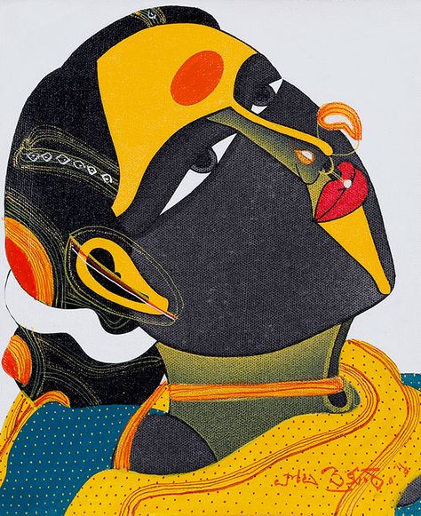 Thota Vaikuntam Paintings, Vaikuntam Paintings, Indian Painting Ideas, Maha Ashtami, Phad Painting, Pichwai Paintings, Indian Painting, Tanjore Painting, Scandinavian Folk Art