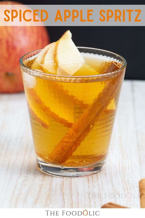 Easy Fall Cocktail Recipes, Sparkling Apple Juice, Fall Cocktail Recipes, Bourbon Apple Cider, Hot Toddies Recipe, Frozen Cocktail Recipes, Spritz Recipe, Fall Cocktails Recipes, Fall Cocktail