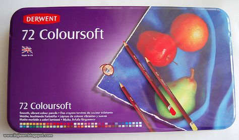 300 pln za 72 kolory, 150 za 36? Ilojleen: Kredki Derwent Coloursoft Derwent Coloursoft, Colored Pencils, Take A, It Works, Look At, Blogger, Pencil, The Creator, Book Cover