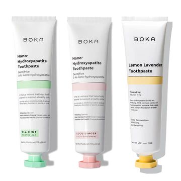 Nano-hydroxyapatite (n-Ha) Toothpaste – Boka Remineralize Teeth, Anise Oil, Avocado Fruit, Tooth Sensitivity, Nourish Your Body, Whitening Toothpaste, Aloe Vera Leaf, Healthy Smile, Sls Free Products