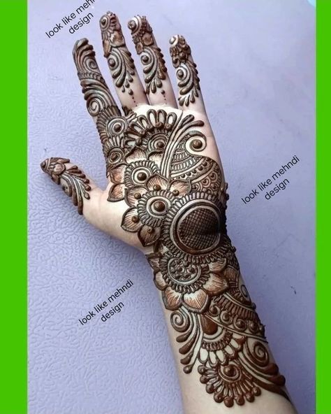 Full Hand Mehendi Desgine, Beautiful Simple Mehndi Design, Mehandhi Designs, Mehedi Design, Front Mehndi Design, Khafif Mehndi Design, Mehndi Designs For Kids, Mehndi Design Pictures, Very Simple Mehndi Designs