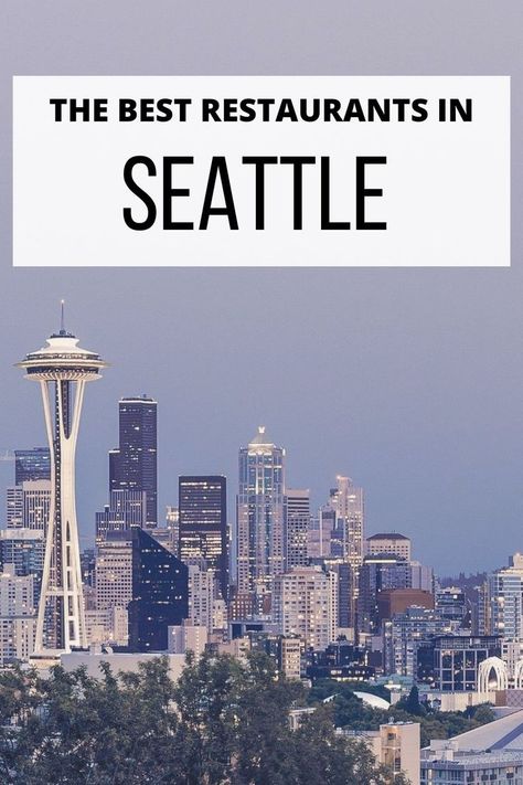 We've prepared a list of the 20 best restaurants in Seattle. (Whether you're looking for breakfast, brunch, lunch, or dinner!) Best Restaurants In Seattle, Seattle Restaurants, Pike Place Market, Pike Place, Local Restaurant, Space Needle, Best Restaurants, Seattle Skyline, Breakfast Brunch