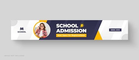 PSD multipurpose web banners ads | Premium Psd #Freepik #psd Linkedin Banner, Horizontal Design, Fashion Banner, Web Banners, School Admissions, Facebook Timeline Covers, Timeline Covers, Facebook Timeline, Website Banner