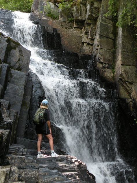 Waterfall Hike, Stone Road, Southern Maine, Waterfall Hikes, Mountain Trails, Portland Maine, Swimming Holes, Appalachian Trail, Beautiful Waterfalls