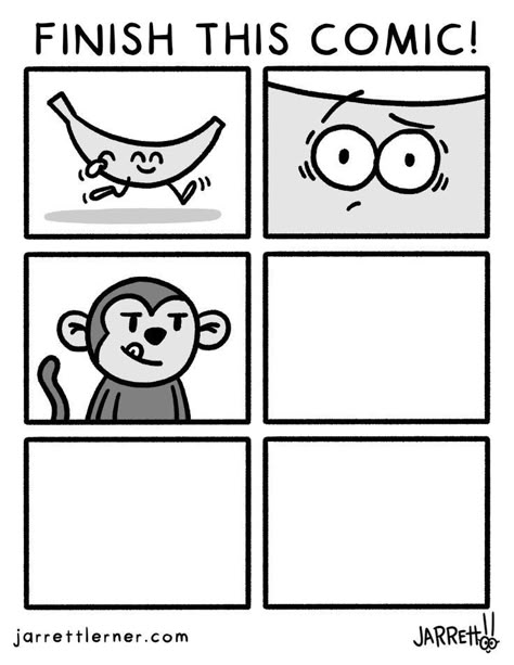 Aaron Slater Illustrator Activities, Finish This Comic Worksheet, Finish This Comic, Complete The Comic, English Class Activities, Story Activities For Kids, Draw And Tell Stories, Finish The Comic, Jarrett Lerner