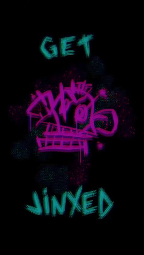 Jinx Was Here Wallpaper, Jinx Arcane Monkey, Jinx Monkey Symbol, Jinx Aesthetic Arcane, Jinx Wallpaper Iphone, Arcane Monkey, Jinx Background, Jinx Monkey, Monkey Graffiti