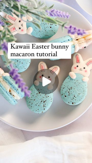 Easy Macaroons, Easter Macarons, Macaron Tutorial, Easy Macaroons Recipe, Macaroons Recipe, Hippity Hoppity, Macaroon Recipes, Easter Chick, Spring Ideas