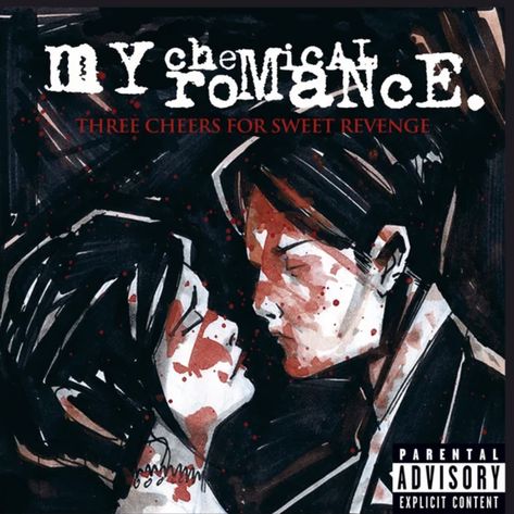 My Chemical Romance Poster, Mcr Albums, My Chemical Romance Albums, Three Cheers For Sweet Revenge, My Chemical Romance Memes, Bob Bryar, Ghost Of You, Arte Grunge, Alternative Rock Bands