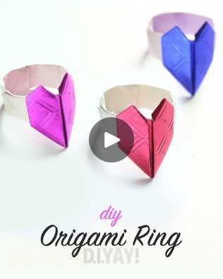 10K views · 246 reactions | DIY Origami Ring | Origami Ring | Heart Ring | Paper Ring Supplies Needed: Textured Paper Paper Origami Heart Ring. The BIG HEART DAY will be here before we know it: Our... | By D.I.Yay | Facebook Paper Rings Heart, Heart Rings Paper, Hart Rings Paper, Origami Heart Rings, Post It Note Origami Heart Ring, Origami Ring, Paper Ring, Origami Heart, Heart Day