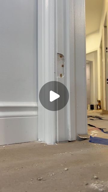 Door Frame Upgrade, Old Door Hinges, How To Remove A Door Frame, How To Replace Door Frame, How To Fix A Door Frame, Door Frame Repair Wood, Old Wood Door Makeover, Replacing Door Frame, How To Fix Door Frame