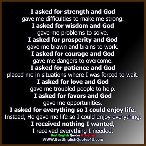 God Gives Me Strength Quotes, Difficulties Quotes, Give Me Strength Quotes, Miracles Happen Everyday, Adversity Quotes, Black Love Quotes, Impress Quotes, Good Prayers, Life Quotes To Live By