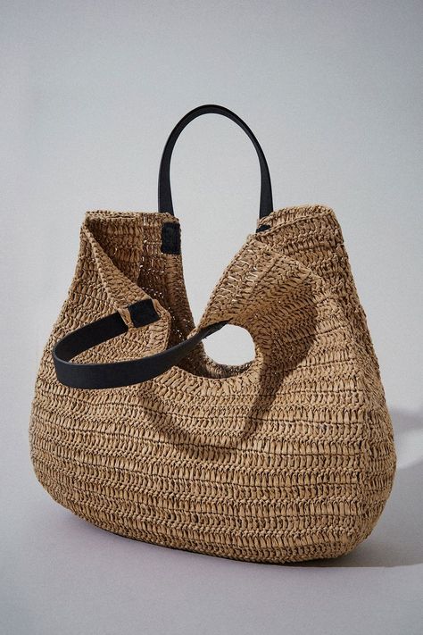 Bag Accessories Diy, Purse Trends, Crochet Shoulder Bags, Free Crochet Bag, Crochet Bags Purses, Raffia Bag, Straw Bags, Round Bag, Crochet Tote