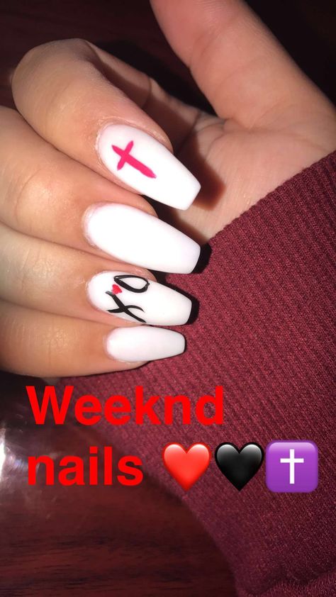 Starboy: Legend of the fall inspired nails  #theweeknd #starboy The Weeknd Nails Design, The Weeknd Nails, Xo Nails, Fall Inspired Nails, Weekend Nails, Artist Nails, The Weeknd Concert, Weeknd Concert, Cute Nail Colors