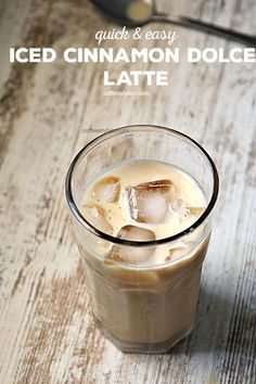 Iced Cinnamon Dolce Latte Recipe Cinnamon Latte Recipe, Starbucks Drinks At Home, Cinnamon Dolce Latte Recipe, Lattes At Home, Iced Latte Recipe, Cinnamon Dolce Syrup, Cinnamon Dolce Latte, Cold Brew Coffee Concentrate, Drinks At Home