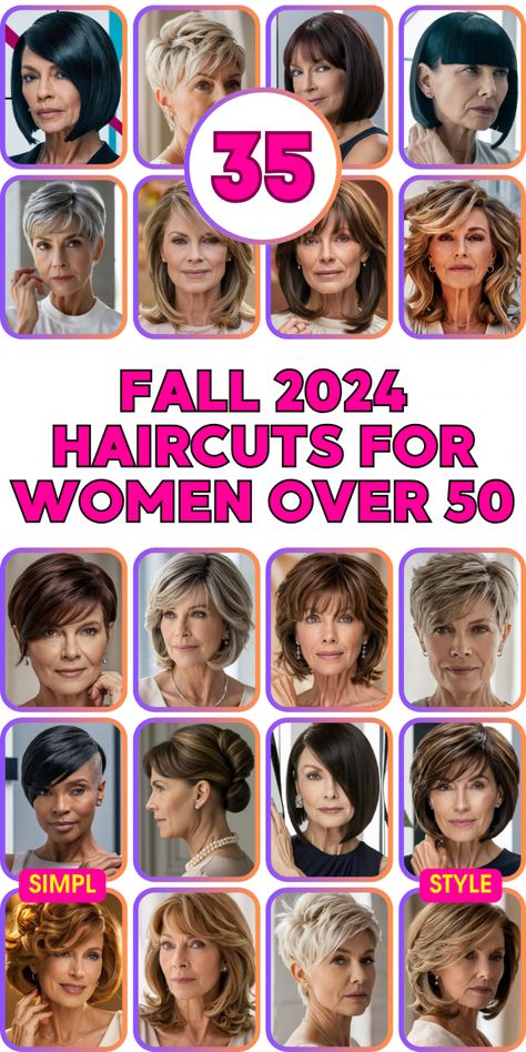 35 Chic Fall 2024 Haircuts for Women Over 50 | Modern, Sassy, and Elegant Styles for All Hair Types Curl Enhancing Shampoo, 2024 Haircuts, Flattering Haircuts, Layered Haircuts For Women, Stacked Bob, Haircuts For Women Over 50, Medium Layered Haircuts, Layered Bobs, Fall Hair Cuts