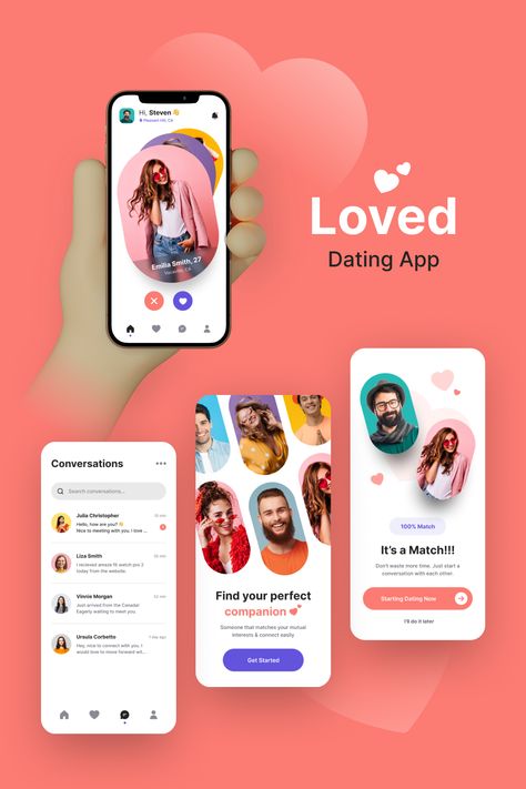 Ui Design Principles, Dating Application, App Concept, Ux Mobile, The Dating Divas, Best Dating Apps, Online Dating Advice, App Design Inspiration, Love Dating