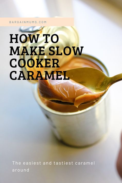 Caramel In A Crockpot, Slow Cooker Caramel, Caramel In Crockpot, Caramel Sweetened Condensed Milk Crockpot, Caramel From Sweetened Condensed Milk In Crockpot, Slow Cooker Condensed Milk Caramel, Coconut Caramel, Caramel Recipes, Main Course