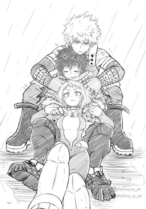 Mha Bakudeku, Bakugo Deku, Bakugou And Uraraka, Desenho Tom E Jerry, Bakugou Manga, Ochako Uraraka, 캐릭터 드�로잉, My Hero Academia Memes, Boku No Hero Academia Funny